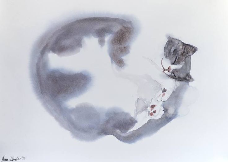 11f80c0a8b622476c03d23463f371aec--blue-cats-saatchi-art